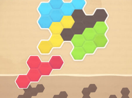 Paper Blocks Hexaのゲームプレイ画像