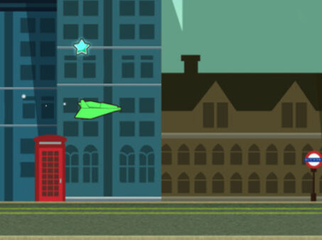 Paper Flight 2のゲームプレイ画像