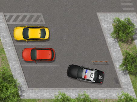 PARK THE POLICE CARのゲームプレイ画像