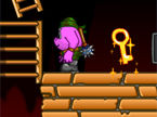 ピンクのおっさんが洞窟を探索するアクションパズルゲーム Pick and Dig 2