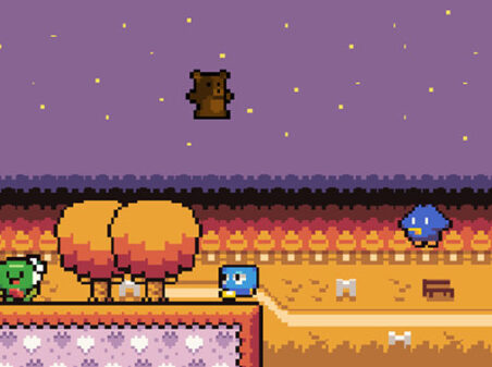 Pixel Bear Adventureのゲームプレイ画像