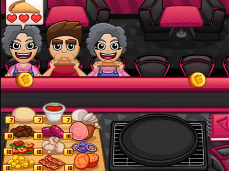 PIZZA CAFEのゲームプレイ画像