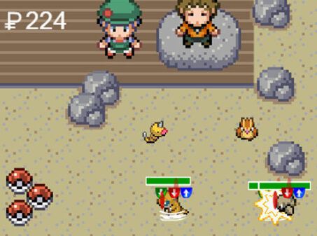 Pokemon Tower Defenseのゲームプレイ画像