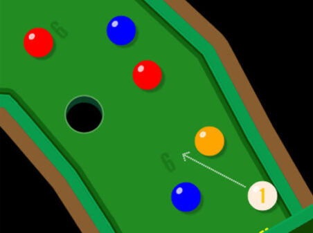 Pool Rush FRVRのゲームプレイ画像