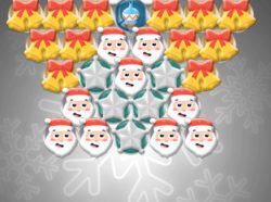 バブルボブル風のクリスマス射的ゲーム Pop Pop Jingle