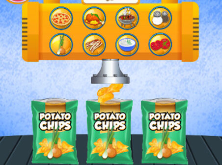 Potato Chips Makerのゲームプレイ画像