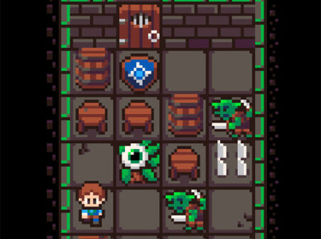 ダンジョン攻略パズルゲーム【Puzzles of the Paladin】のゲーム画像