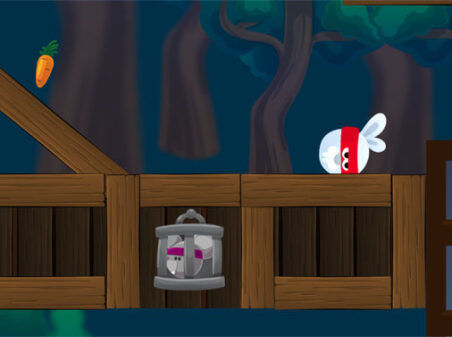 Rabbit Samuraiのゲームプレイ画像