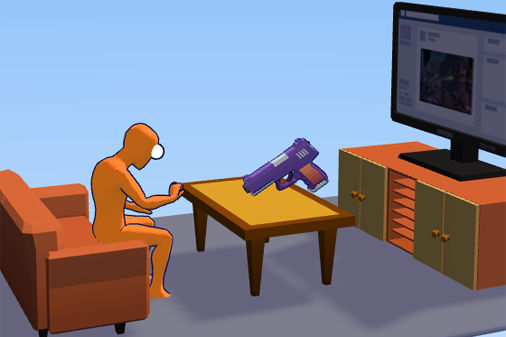 棒人間を撃つストレス発散ゲーム【ラグドール ガンシューター】