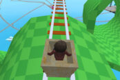 トロッコアクションゲーム【レール・イン・ジ・エア(Rail in the Air)】のゲーム画像