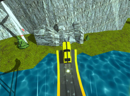 Ramp Car Jumpingのゲームプレイ画像