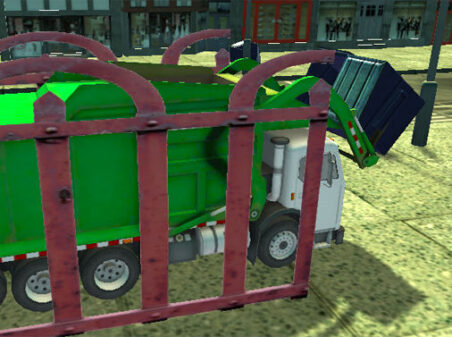 REAL GARBAGE TRUCKのゲームプレイ画像