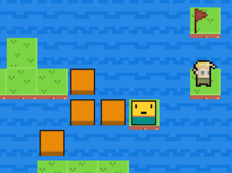 レスキューロボの誘導パズル【Rescue Bot】のゲーム画像