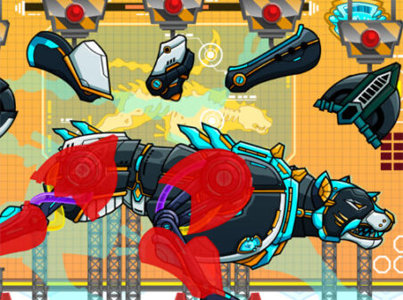 ROBOT POLICE IRON PANTHERのゲームプレイ画像