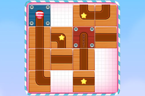 ロール・ザ・キャンディのゲームプレイ画像