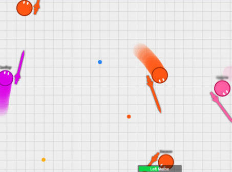 Rusher.ioのゲームプレイ画像