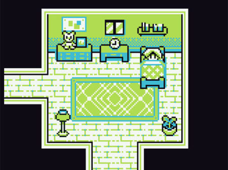 サリーの家のゲームプレイ画像