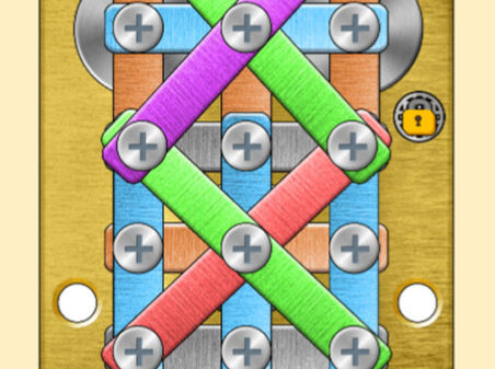 スクリューピンパズルのゲームプレイ画像