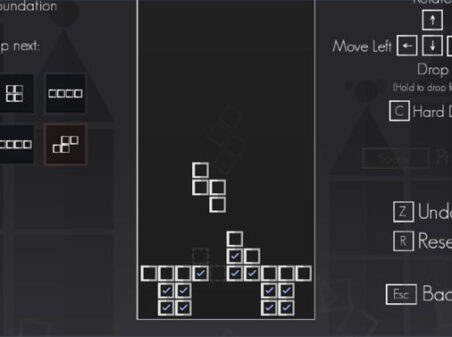 Setrisのゲームプレイ画像