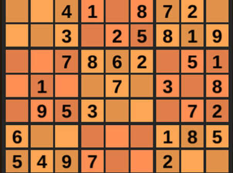 少林寺 数独のゲームプレイ画像