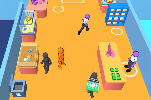 ショッピングビジネスのゲームプレイ画像