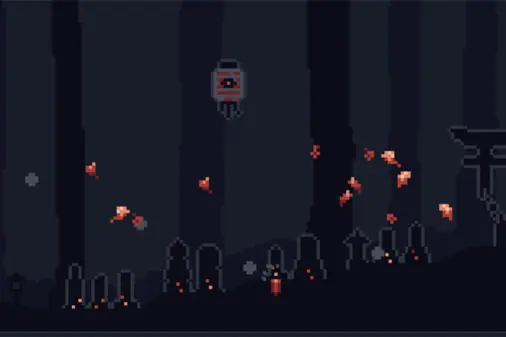 怒りの神殿のゲームプレイ画像