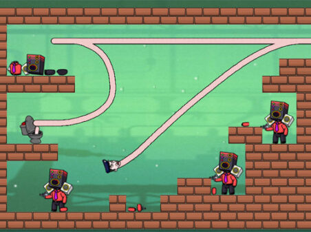 Skibidi Toilet: Long Neckのゲームプレイ画像