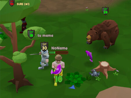 Skillfite.ioのゲームプレイ画像