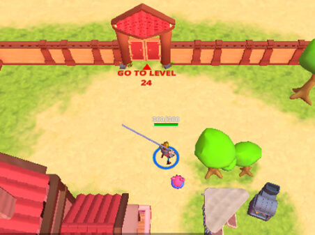 村を育成するブラウザRPG SLASHVILLE3Dのゲーム画像