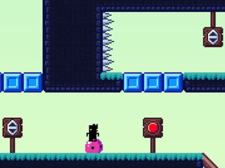 Slime Riderのゲームプレイ画像