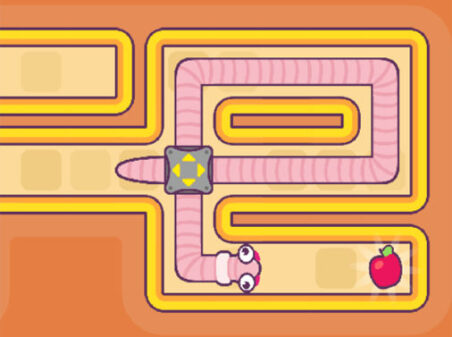 スネークソルバーのゲームプレイ画像