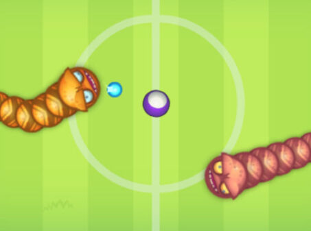 Soccer Snakesのゲームプレイ画像