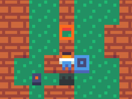 倉庫番パズルゲーム【Sokoban... in 3D!】のゲーム画像