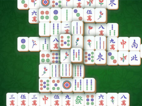 SOLITAIRE MAHJONG CLASSICのゲームプレイ画像