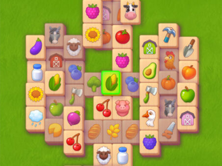 農場の上海ゲーム【ソリティア麻雀ファーム2】のゲーム画像