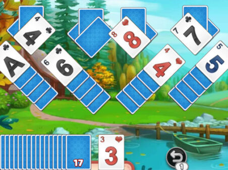 Solitaire Story TriPeaks 5のゲームプレイ画像