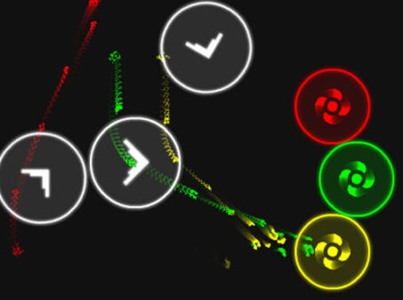 流れる粒で音楽を奏でるパズルゲーム Sounds of Musicのゲーム画像