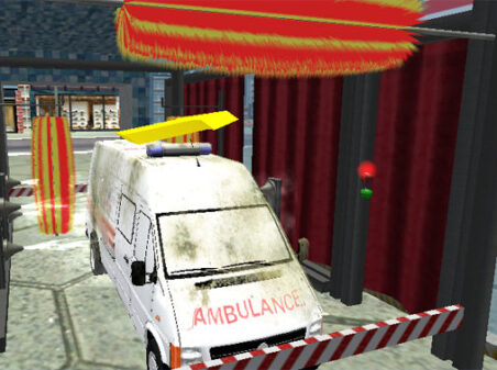 Sports Car Washのゲームプレイ画像