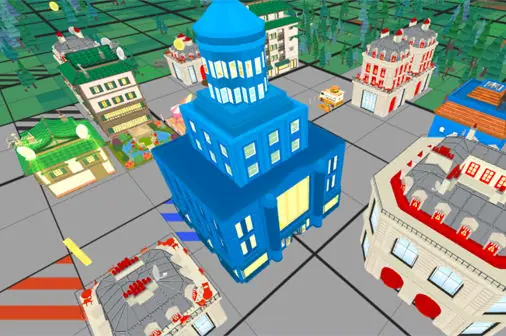 建物を合体して都市を育てる放置ゲーム【スタックシティ (Stack City)】のゲーム画像