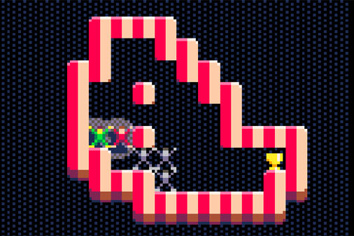 サーカスで連携移動パズル【スタックロバット】のゲーム画像