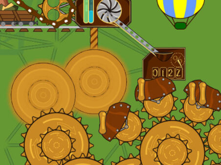 Steampunk Idle Spinnerのゲームプレイ画像