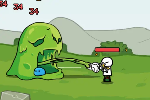 モンスター討伐×育成アクションRPG【スティックヒーローRPG（Stick Hero RPG）】のゲーム画像