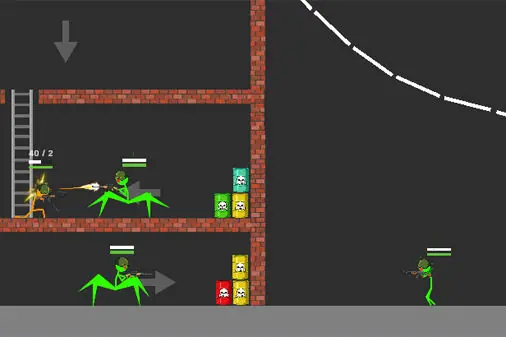 棒人間ガンシューティング【スティック：タクティクス＆デストラクション】のゲーム画像