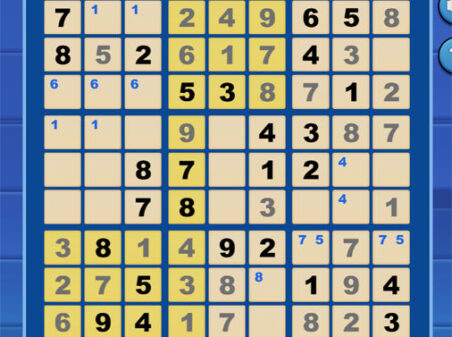 ナンプレマスターのゲームプレイ画像