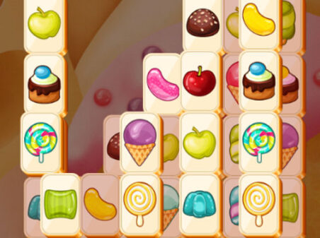 重力で落下するオフラインの四川省パズルゲーム SUGAR MAHJONGのゲーム画像