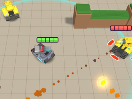 SUPER TANKERSのゲームプレイ画像