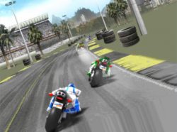 レトロなバイクゲーム「ハングオン」風のレースゲーム Superbike Hero