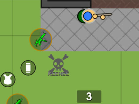 Surviv.ioのゲームプレイ画像