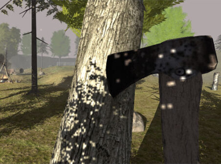 SURVIVE IN THE FORESTのゲームプレイ画像