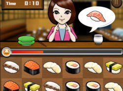 回らない寿司屋のマッチ3パズル Sushi Challenge